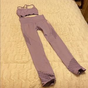 Lavender Seamless Gymshark set